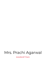 Mrs. Prachi Agarwal MARKETING